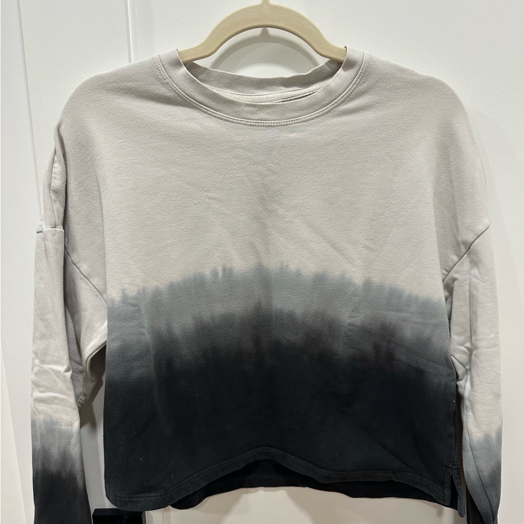 Electric & Rose Gray And Black Ombre Women's Top
